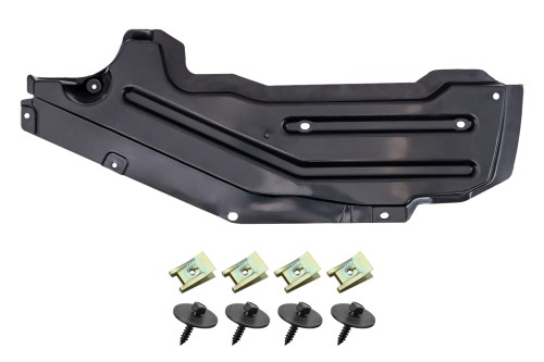 BMW SERIA 7 E65 E66 2001-2008 OSŁONA PODWOZIA LEWA Z KOMPLETEM ŚRUB 51717128708
