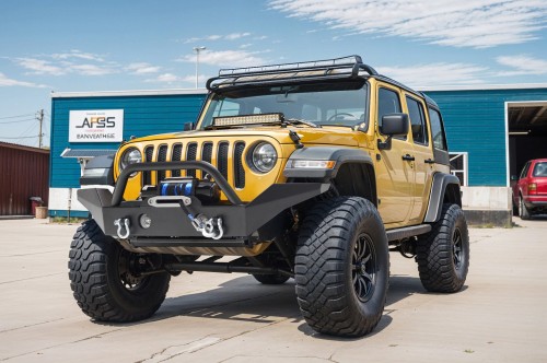 JEEP WRANGLER JL 2018+ ZDERZAK PRZEDNI R7