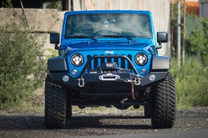JEEP WRANGLER JK 2007-2018 LAMPY LEDOWE PRZEDNIE 7'' MODEL CALIFORNIA 80W 6000 LUMENÓW