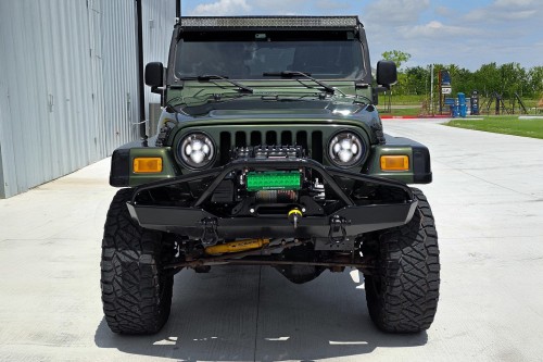 JEEP WRANGLER TJ 1997-2007 LAMPY LEDOWE PRZEDNIE 7'' MODEL CALIFORNIA 80W 6000 LUMENÓW
