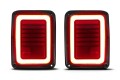JEEP WRANGLER JK 2007-2018 LAMPY TYLNE LED MODEL KNIGHT 60W 3000 LUMENÓW
