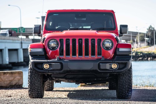 JEEP WRANGLER JL 2018+ LAMPY PRZEDNIE PRZECIWMGIELNE 4'' LED 30W 1500 LUMENÓW
