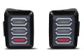 JEEP WRANGLER JK 2007-2018 LAMPY TYLNE LED MODEL BLADE 3600 LUMENÓW
