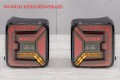 JEEP WRANGLER JL 2018+ LAMPY TYLNE LED CZARNE WERSJA EUROPEJSKA
