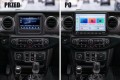 JEEP WRANGLER JL 2018-2023 PRZED FACELIFTINGIEM NAWIGACJA 10,2" ANDROID 13 1280x720 6GB RAM / 64GB ROM