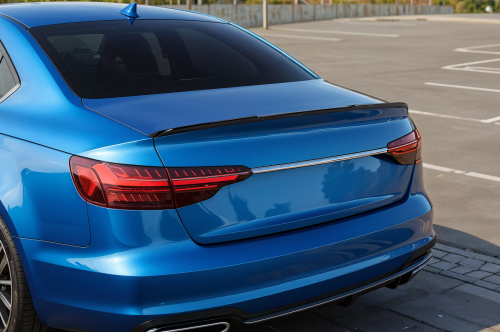 AUDI A4 B9 2015-2024 SEDAN SPOILER TYLNY CZARNY LAKIEROWANY PIANO BLACK