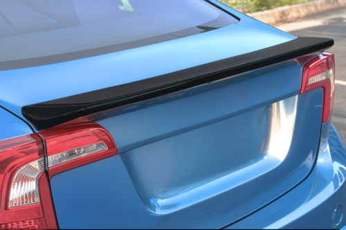 VOLVO S60 II 2010-2018 SPOILER TYLNY CZARNY LAKIEROWANY PIANO BLACK