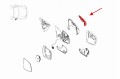 MERCEDES GL X164 2006-2012 KIERUNKOWSKAZ LUSTERKA LED PRAWY A1649061400