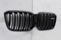 BMW X3 G01 2021-2025 PO FACELIFTINGU GRILL PRZEDNI CZARNY PODWÓJNE ŻEBERKA POD KAMERĘ 51135A36BD0