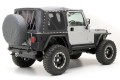 JEEP WRANGLER TJ 1997-2006 PRAWA BOCZNA SZYBA DACHU MIĘKKIEGO