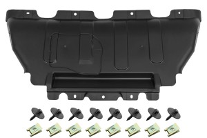 JEEP GRAND CHEROKEE IV WK2 2010-2021 PŁYTA POD PRZEDNI ZDERZAK OSŁONA SILNIKA 3.6L Z KOMPLETEM ŚRUB 68091772AA 
