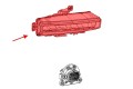 JEEP GRAND CHEROKEE V WL 2020+ LAMPA PRZECIWMGIELNA DRL LED PRAWA 68465140AC