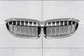 BMW SERIA 3 G21 2018-2022 PRZED FACELIFTINGIEM GRILL PRZEDNI CHROMOWANY ATRAPA NERKI 51137449432