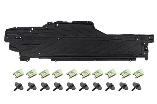 MERCEDES C-CLASS W205 2014-2021 MATERIAŁOWA OSŁONA PODWOZIA LEWA Z KOMPLETEM ŚRUB A2056841900