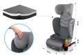 LUNA FOTELIK SAMOCHODOWY PODSTAWKA 2w1 I SIZE 100-150 CM R129 ISOFIX