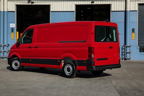 VW CRAFTER I II 2006+ KAMERA COFANIA FULL HD DYNAMICZNE LINIE NAD DRZWI BAGAŻOWE W MIEJSCE ŚWIATŁA STOPU