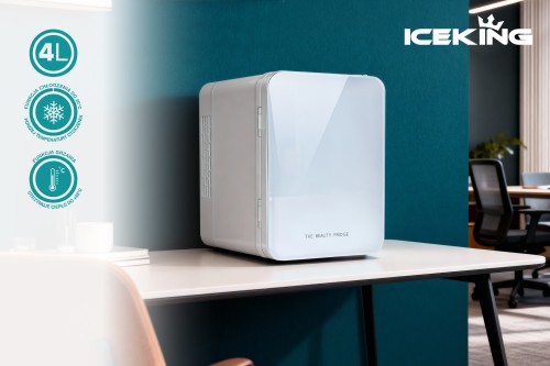 LODÓWKA BIUROWA 4L 12V Z FUNKCJĄ GRZANIA DO 50-65°C BIAŁA