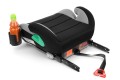 FOTELIK SAMOCHODOWY PODKŁADKA SIEDZISKO Z ISOFIX CZARNO-SZARY R129 125-150 CM