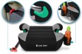 FOTELIK SAMOCHODOWY PODKŁADKA SIEDZISKO Z ISOFIX CZARNO-SZARY R129 125-150 CM