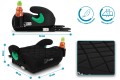 FOTELIK SAMOCHODOWY PODKŁADKA SIEDZISKO Z ISOFIX CZARNY PIKOWANY R129 125-150 CM