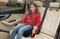 FOTELIK SAMOCHODOWY PODKŁADKA SIEDZISKO Z ISOFIX CZARNY R129 125-150 CM