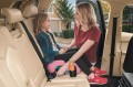 FOTELIK SAMOCHODOWY PODKŁADKA SIEDZISKO Z ISOFIX RÓŻOWY R129 125-150 CM