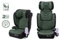 FOTELIK SAMOCHODOWY MODEL LEONARDO CZARNO-ZIELONY PIKOWANY R129 100-150 CM