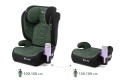 FOTELIK SAMOCHODOWY MODEL LEONARDO CZARNO-ZIELONY PIKOWANY R129 100-150 CM