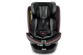 FOTELIK SAMOCHODOWY OBROTOWY LEONARDO 360° CZARNO-SZARY 40-150 CM i-Size R129 + ISOFIX