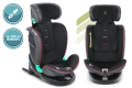 FOTELIK SAMOCHODOWY OBROTOWY LEONARDO 360° CZARNO-SZARY 40-150 CM i-Size R129 + ISOFIX