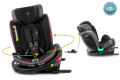FOTELIK SAMOCHODOWY OBROTOWY LEONARDO 360° CZARNO-SZARY 40-150 CM i-Size R129 + ISOFIX
