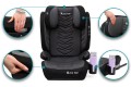 FOTELIK SAMOCHODOWY MODEL VINCENT SZARO-CZARNY PIKOWANY R129 100-150 CM ISOFIX + GRATIS