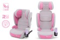 FOTELIK SAMOCHODOWY MODEL BIANCA SZARO-RÓŻOWY R129 100-150 CM ISOFIX + GRATIS