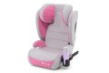 FOTELIK SAMOCHODOWY MODEL BIANCA SZARO-RÓŻOWY R129 100-150 CM ISOFIX + GRATIS