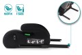 FOTELIK SAMOCHODOWY MODEL MATTEO SZARO-CZARNY R129 100-150 CM ISOFIX + GRATIS