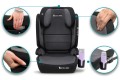 FOTELIK SAMOCHODOWY MODEL MATTEO SZARO-CZARNY R129 100-150 CM ISOFIX + GRATIS