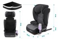 FOTELIK SAMOCHODOWY MODEL MATTEO SZARO-CZARNY R129 100-150 CM ISOFIX + GRATIS