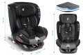 FOTELIK SAMOCHODOWY OBROTOWY ALEXANDER 360° SZARO-CZARNY 40-150 CM i-Size R129 + ISOFIX