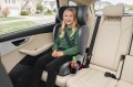 SALVATORE FOTELIK SAMOCHODOWY EKOSKÓRA PODSTAWKA 2w1 I SIZE 100-150 CM R129 ISOFIX