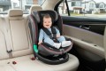 FOTELIK SAMOCHODOWY OBROTOWY LEONARDO 360° CZARNO-SZARY 40-150 CM i-Size R129 + ISOFIX