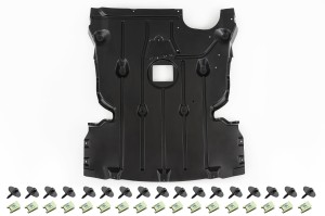 BMW SERIA 1 E87 2004-2011 OSŁONA SILNIKA PŁYTA POD PRZEDNI ZDERZAK Z KOMPLETEM ŚRUB 51757129318