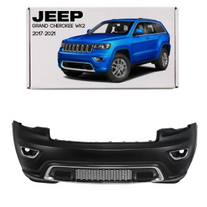 JEEP GRAND CHEROKEE IV WK2 2017-2021 PO DRUGIM FACELIFTINGU KOMPLETNY ZDERZAK PRZEDNI BEZ PDC BEZ SPRYSKIWACZY 6EB83TZZAA