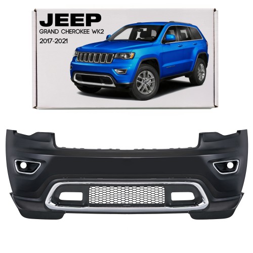 JEEP GRAND CHEROKEE IV WK2 2017-2021 DRUGI FACELIFTING KOMPLETNY ZDERZAK PRZEDNI 6EB83TZZAA
