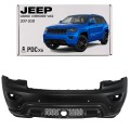 JEEP GRAND CHEROKEE IV WK2 2017-2021 PO DRUGIM FACELIFTINGU KOMPLETNY ZDERZAK PRZEDNI Z PDC BEZ SPRYSKIWACZY 68333498AA