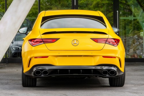 MERCEDES CLA C118 W118 2019-2023 PRZED FACELIFTINGIEM DYFUZOR TYLNY ZESTAW STYLIZUJĄCY NA AMG CLA45