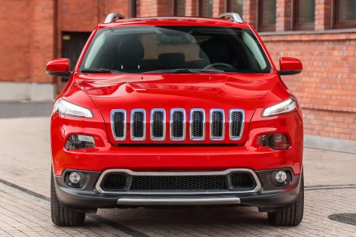 JEEP CHEROKEE V KL 2014-2018 PRZED LIFTINGIEM ZDERZAK PRZEDNI GÓRNY Z PDC 68232189AB