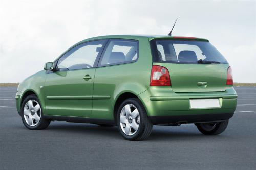 VOLKSWAGEN POLO MK4 IV 6Q 2002-2009 HATCHBACK DYFUZOR DOKŁADKA ZDERZAKA TYLNEGO 6Q6807521