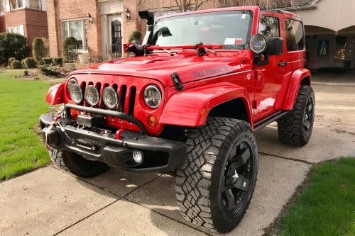 JEEP WRANGLER JK 2007-2018 MASKA RUBICON 10th. ANNIVERSARY