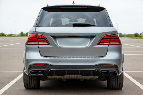 MERCEDES GLE W166 2015-2019 DYFUZOR TYLNY ZESTAW STYLIZUJĄCY NA AMG GLE63