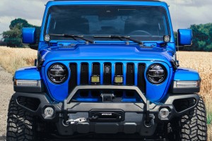 JEEP WRANGLER JL 2018+ LEWA KRATKA HALOGENU ZAŚLEPKA DO ZDERZAKA HUNTER
